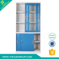 metal cupboard with sliding door up and bellow